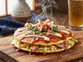 Okonomiyaki: A Versátil Panqueca Japonesa Estilo Osaka