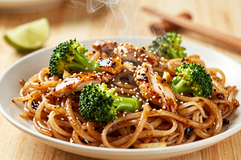 Pad See Ew Autêntico: Noodles de Arroz Fritos Tailandeses