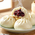 Pãezinhos Chineses de Feijão Vermelho (Dou Sha Bao)
