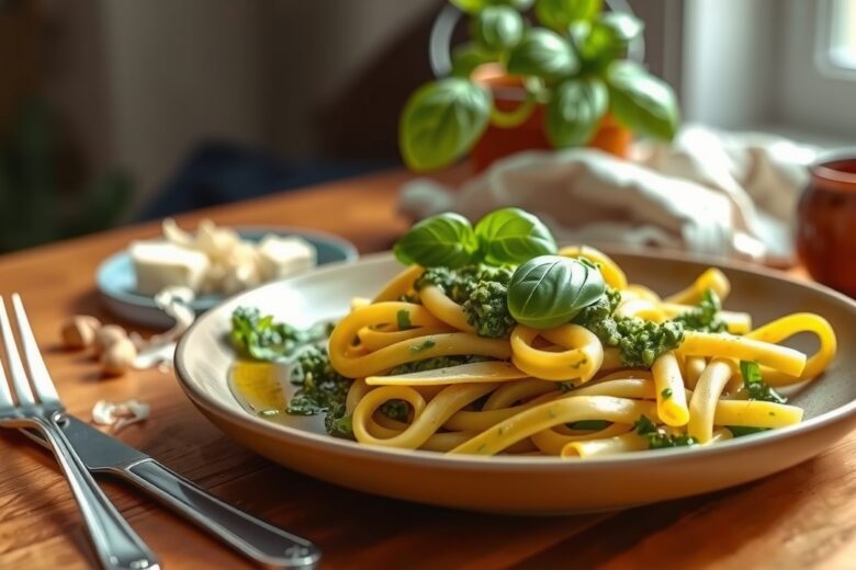 Pesto Genovese Clássico: O Molho Italiano Aromático 1 Pesto Genovese Clássico: O Molho Italiano Aromático