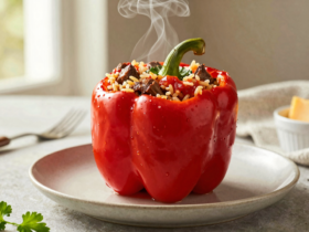 Pimentão Recheado Clássico com Carne Moída