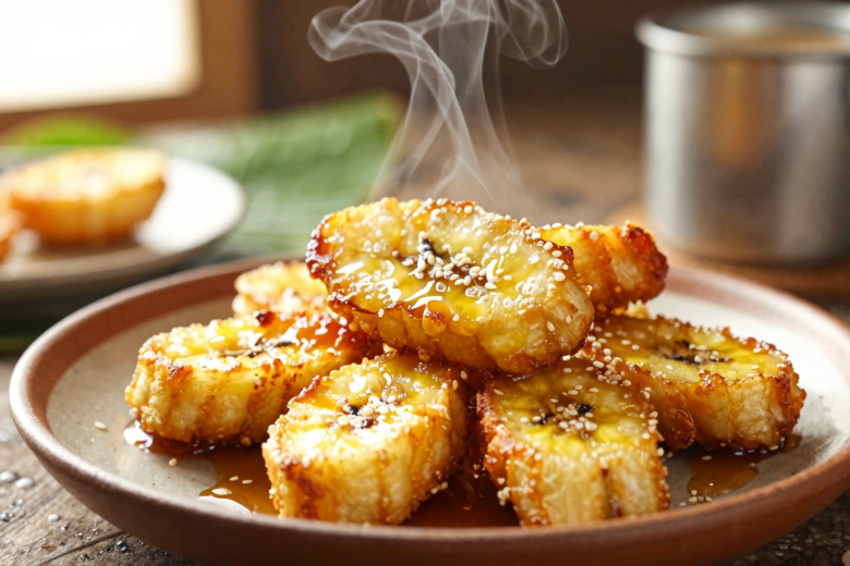 Pisang Goreng: A Banana Frita Crocante do Sudeste Asiático 1 Pisang Goreng: A Banana Frita Crocante do Sudeste Asiático