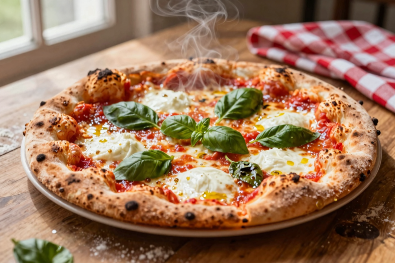 Pizza Napolitana Clássica (Receita Tradicional Italiana)