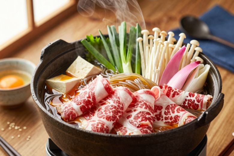Sukiyaki Tradicional Japonês: O Cozido de Mesa que Aquece a Alma 1 Sukiyaki Tradicional Japonês: O Cozido de Mesa que Aquece a Alma