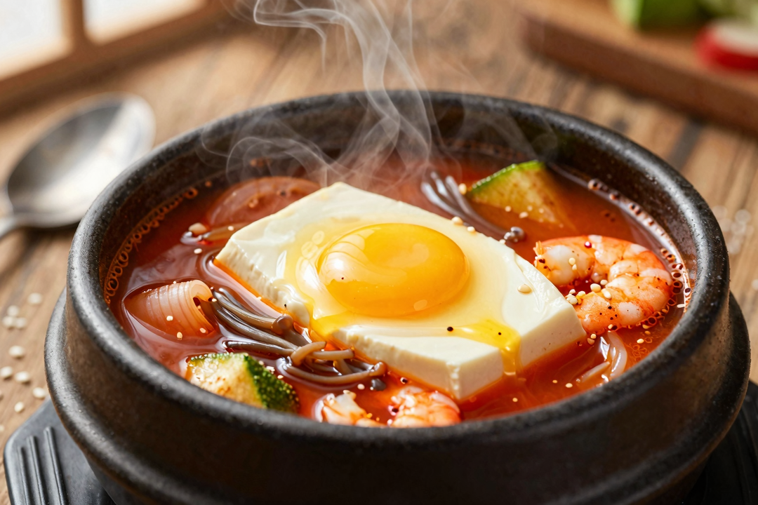 Sundubu Jjigae: O Confortante Ensopado Coreano de Tofu Macio