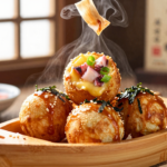 Takoyaki: Bolinhos Japoneses de Polvo Crocantes por Fora e Cremosos por Dentro