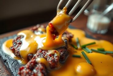 Tiras de Carne Suculenta com Cremoso Molho de Queijo 15 Tiras de Carne Suculenta com Cremoso Molho de Queijo