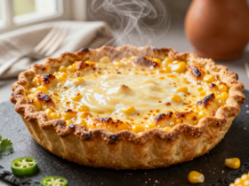 Torta Cremosa de Milho Verde com Queijo