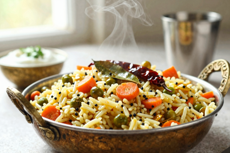 Upma Clássico: O Café da Manhã Indiano Confortável