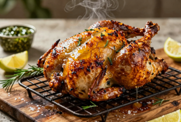 Galeto Assado Suculento com Ervas e Limão: Sabor Gaúcho em Sua Mesa