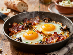 Ovos Rotos com Bacon e Cogumelos: Um Clássico Espanhol Reinventado