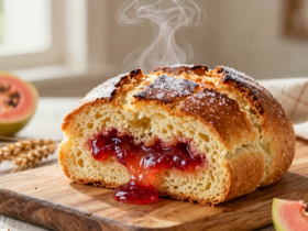 Pão Cuca com Recheio de Goiabada: Tradição Alemã com Toque Brasileiro