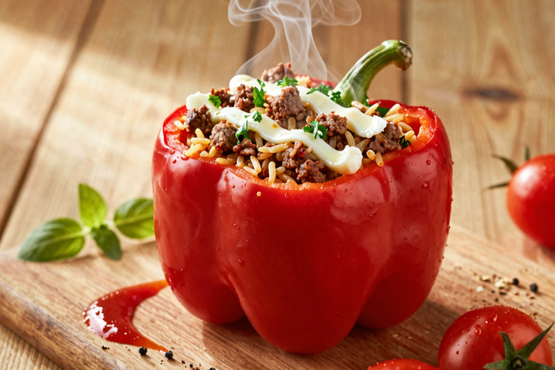Pimentão Recheado com Carne Moída: Sabor e Tradição na Sua Mesa