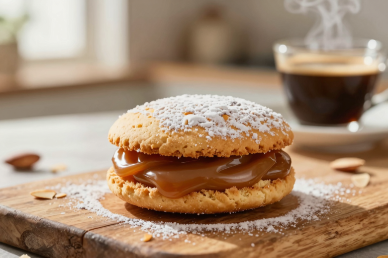 Alfajor Argentino Tradicional: Receita Clássica com Doce de Leite e Maizena 1 Alfajor Argentino Tradicional: Receita Clássica com Doce de Leite e Maizena