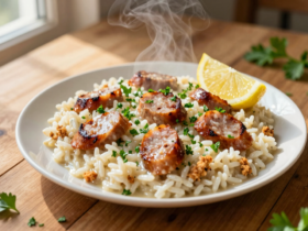 Arroz com Linguiça Cremoso: Receita Deliciosa e Fácil para o Dia a Dia