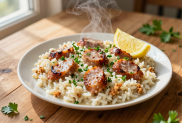 Arroz com Linguiça Cremoso: Receita Deliciosa e Fácil para o Dia a Dia