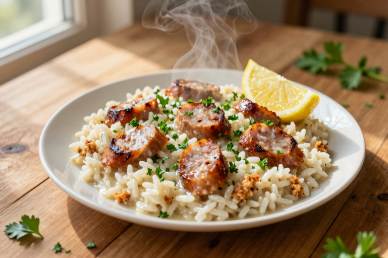 Arroz com Linguiça Cremoso: Receita Deliciosa e Fácil para o Dia a Dia