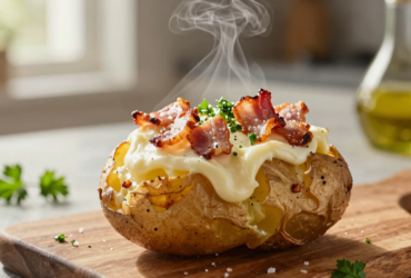 Batata Recheada Cremosa com Bacon e Requeijão: Receita Clássica e Fácil 18 Batata Recheada Cremosa com Bacon e Requeijão: Receita Clássica e Fácil