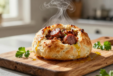 Bola de Enchidos Tradicional Portuguesa: Sabor Autêntico e Massa Fofa