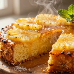 Bolo de Abacaxi Invertido Caramelizado: A Doçura Tropical que Encanta
