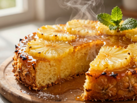 Bolo de Abacaxi Invertido Caramelizado: A Doçura Tropical que Encanta 18 Bolo de Abacaxi Invertido Caramelizado: A Doçura Tropical que Encanta