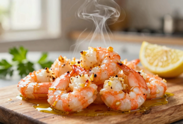 Camarão Branco Torrado ao Alho e Azeite: Sabor Intenso e Preparo Rápido