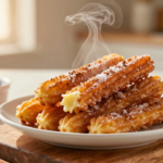 Churros Crocantes com Açúcar e Canela: A Receita Perfeita