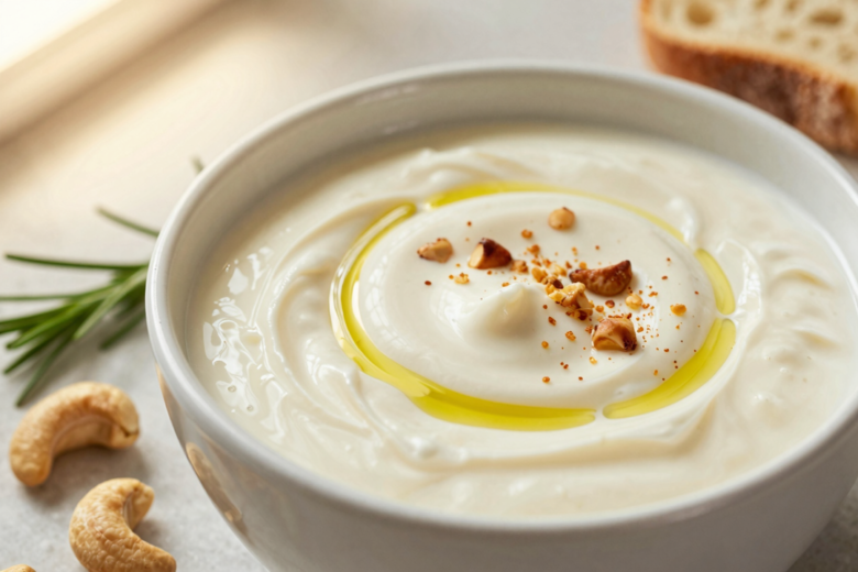 Creme de Leite Vegano de Castanha de Caju: Alternativa Cremosa e Saudável 1 Creme de Leite Vegano de Castanha de Caju: Alternativa Cremosa e Saudável