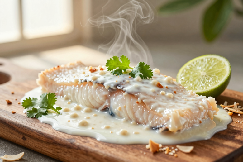 Filé de Peixe ao Molho com Leite de Coco: Receita Fácil e Cremosa