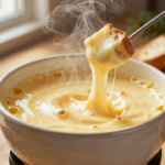 Fondue de Queijo Suíço Tradicional: Receita Cremosa e Perfeita para o Inverno