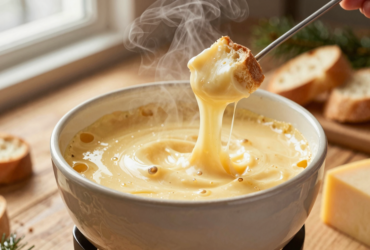 Fondue de Queijo Suíço Tradicional: Receita Cremosa e Perfeita para o Inverno 2 Fondue de Queijo Suíço Tradicional: Receita Cremosa e Perfeita para o Inverno