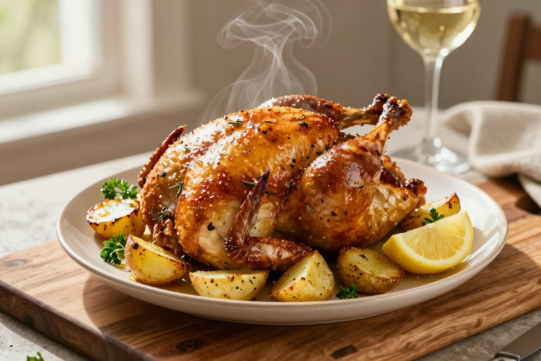 Frango com Batatas no Forno: Receita Suculenta para um Almoço Perfeito