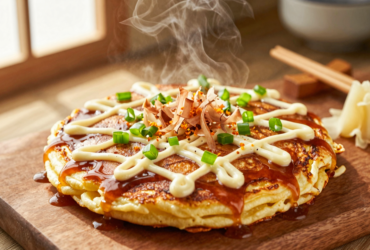 Okonomiyaki: A Saborosa Panqueca Japonesa Okonomiyaki: A Saborosa Panqueca Japonesa