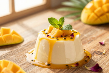 Panacota de Manga Cremosa: Receita Italiana Tropical e Refrescante