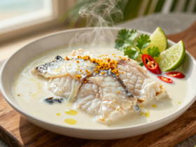 Peixe Cremoso com Leite de Coco: Sabor Tropical e Fácil de Fazer