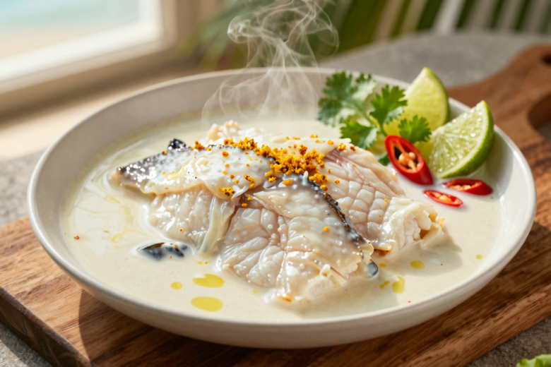 Peixe Cremoso com Leite de Coco: Sabor Tropical e Fácil de Fazer