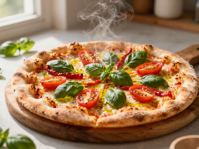 Pizza de Flocão: Receita Fácil, Saudável e Sem Glúten para o Dia a Dia