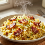 Arroz com Repolho e Bacon: Sabor Caseiro e Fácil de Preparar