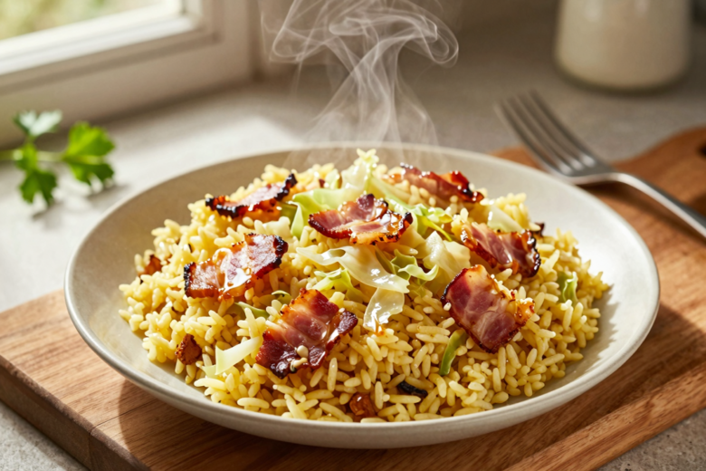 Arroz com Repolho e Bacon: Sabor Caseiro e Fácil de Preparar 1 Arroz com Repolho e Bacon: Sabor Caseiro e Fácil de Preparar