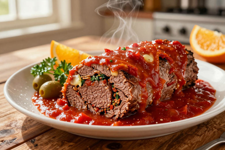 Bife à Rolê Clássico ao Molho de Tomate: Sabor de Vó e Tradição Brasileira