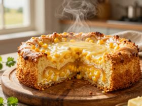 Bolo de Milho Cremoso com Requeijão e Goiabada: Sabor da Roça no Liquidificador 8 Bolo de Milho Cremoso com Requeijão e Goiabada: Sabor da Roça no Liquidificador