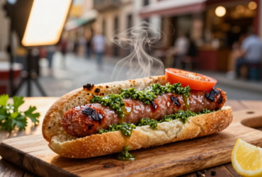 Choripán Autêntico: O Sabor Vibrante das Ruas Argentinas