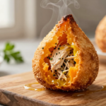 Coxinha Saudável de Frango com Massa de Batata-Doce Assada e Nutritiva