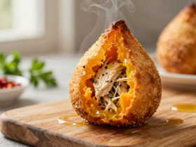 Coxinha Saudável de Frango com Massa de Batata-Doce Assada e Nutritiva