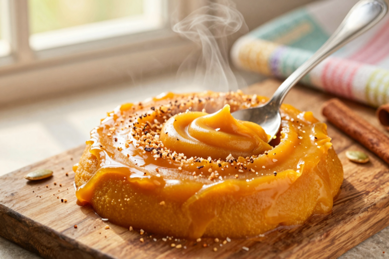 Doce de Abóbora Cremoso com Coco e Especiarias: Tradição Brasileira 1 Doce de Abóbora Cremoso com Coco e Especiarias: Tradição Brasileira