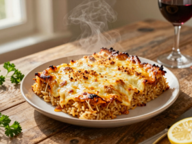 Arroz de Forno à Parmegiana: Um Clássico Confortável para Toda a Família