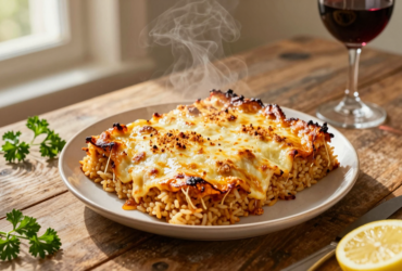 Arroz de Forno à Parmegiana: Um Clássico Confortável para Toda a Família
