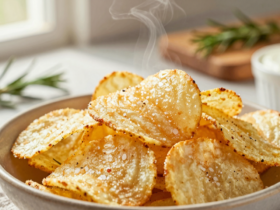 Batata Chips Crocante na Air Fryer: Petisco Saudável e Fácil