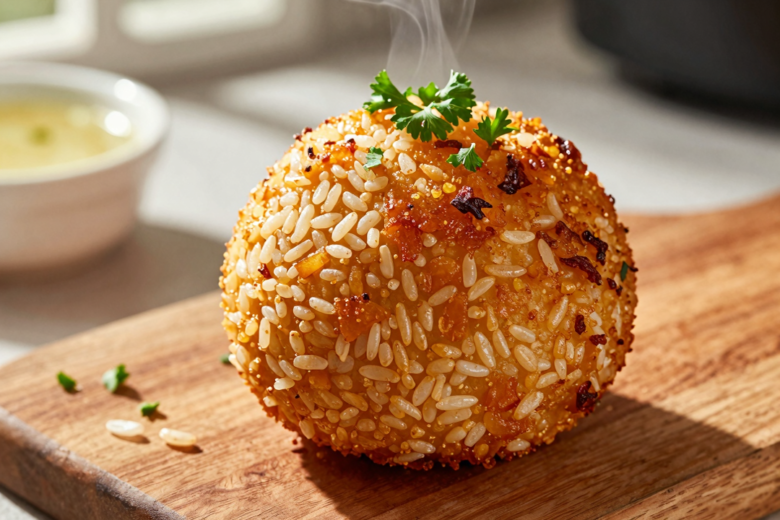 Bolinho de Arroz Fácil na Airfryer: Crocante, Saudável e Perfeito para Reaproveitar 1 Bolinho de Arroz Fácil na Airfryer: Crocante, Saudável e Perfeito para Reaproveitar