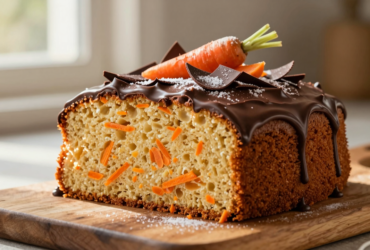 Bolo de Cenoura Fofinho com Cobertura de Chocolate Cremosa: Receita Clássica Brasileira
